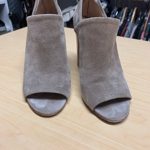 Diane von Furstenberg open toe booties